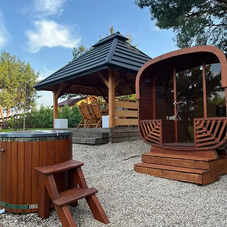 Mazury ślimakowo W Pasymiu - Jacuzzi, Sauna, Pomost, łódka, Rower Wodny * Pasym